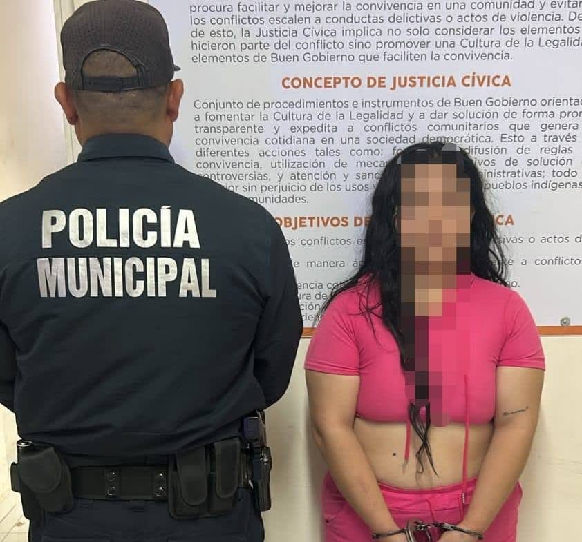 Detienen a pareja tras presunta agresión a policías y aseguramiento de cinco envoltorios con mariguana en Hermosillo