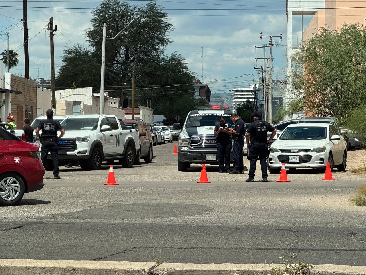 Falla eléctrica moviliza a cuerpos de emergencia en el Centro de Hermosillo