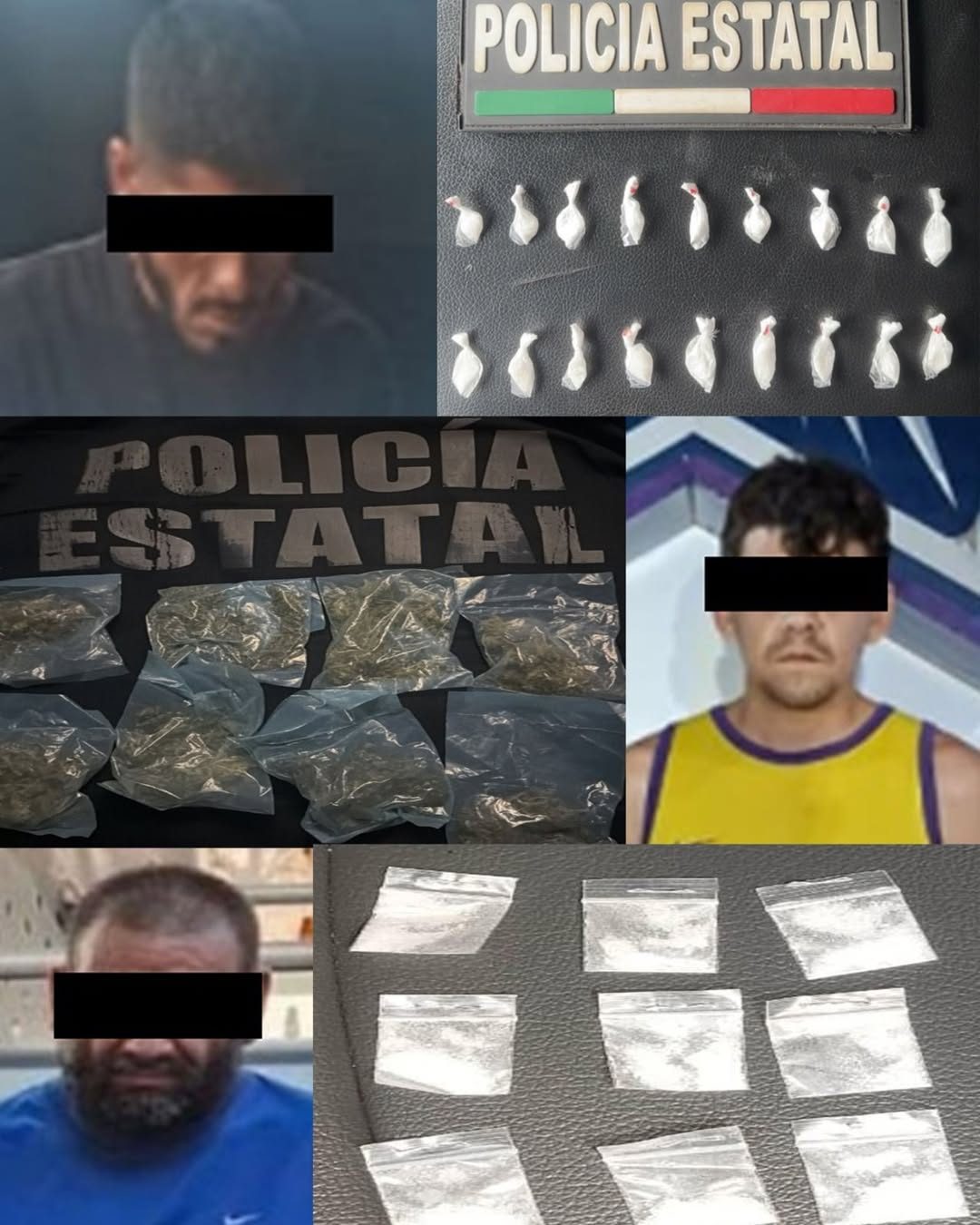 Operativos de la Policía Estatal dejan tres detenidos por posesión de narcótico en Hermosillo 