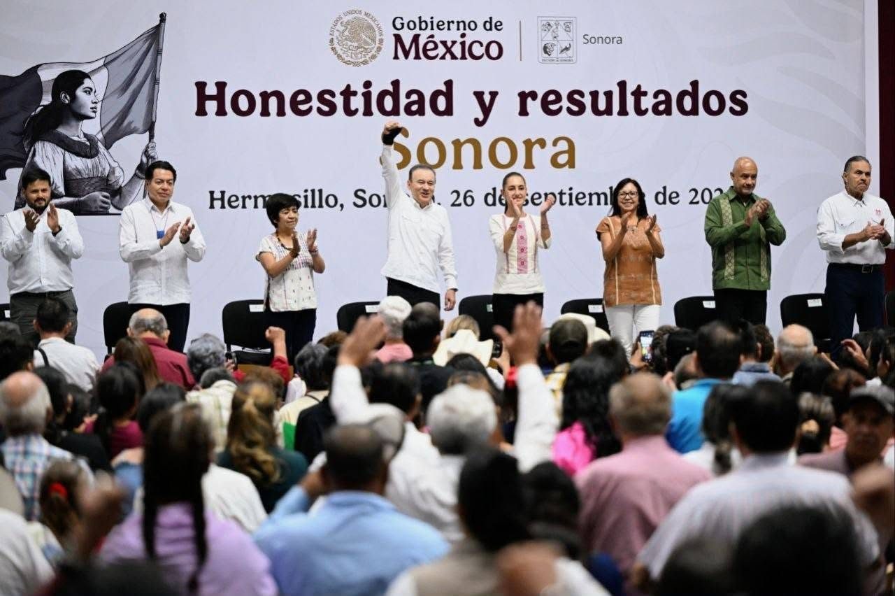 Sheinbaum y Durazo hacen historia en Sonora: justicia social, bienestar y obras que transforman