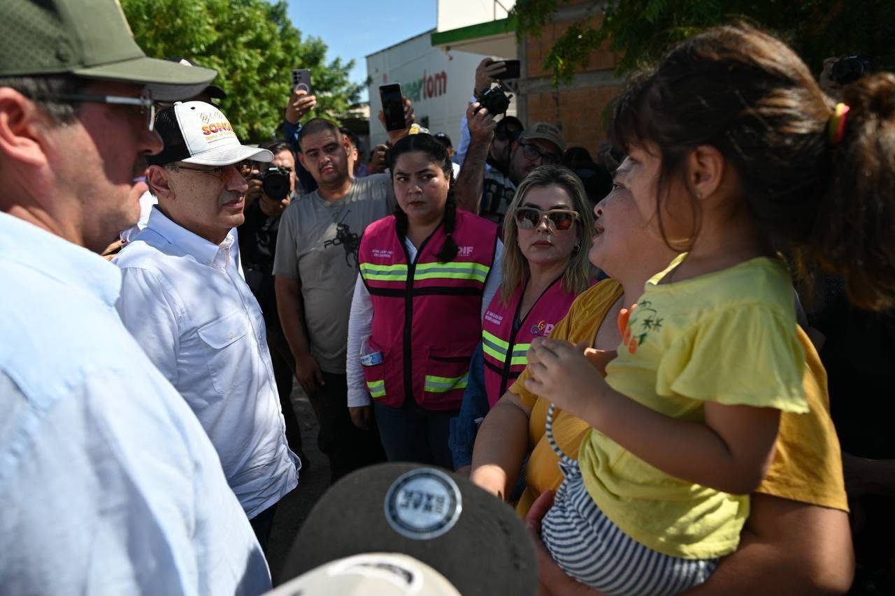 Gobernador Durazo despliega acciones de remediación por huracán “Polo”