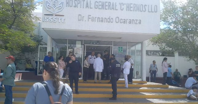 Fuga de gas natural provoca evacuación en hospital del ISSSTE en Hermosillo