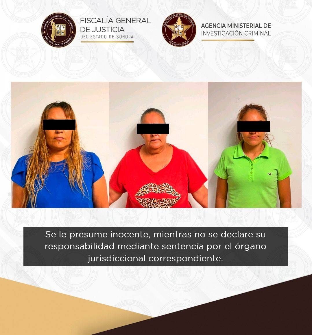 FGJES obtiene vinculación a proceso contra tres imputadas por robo en casa habitada en Santa Ana !