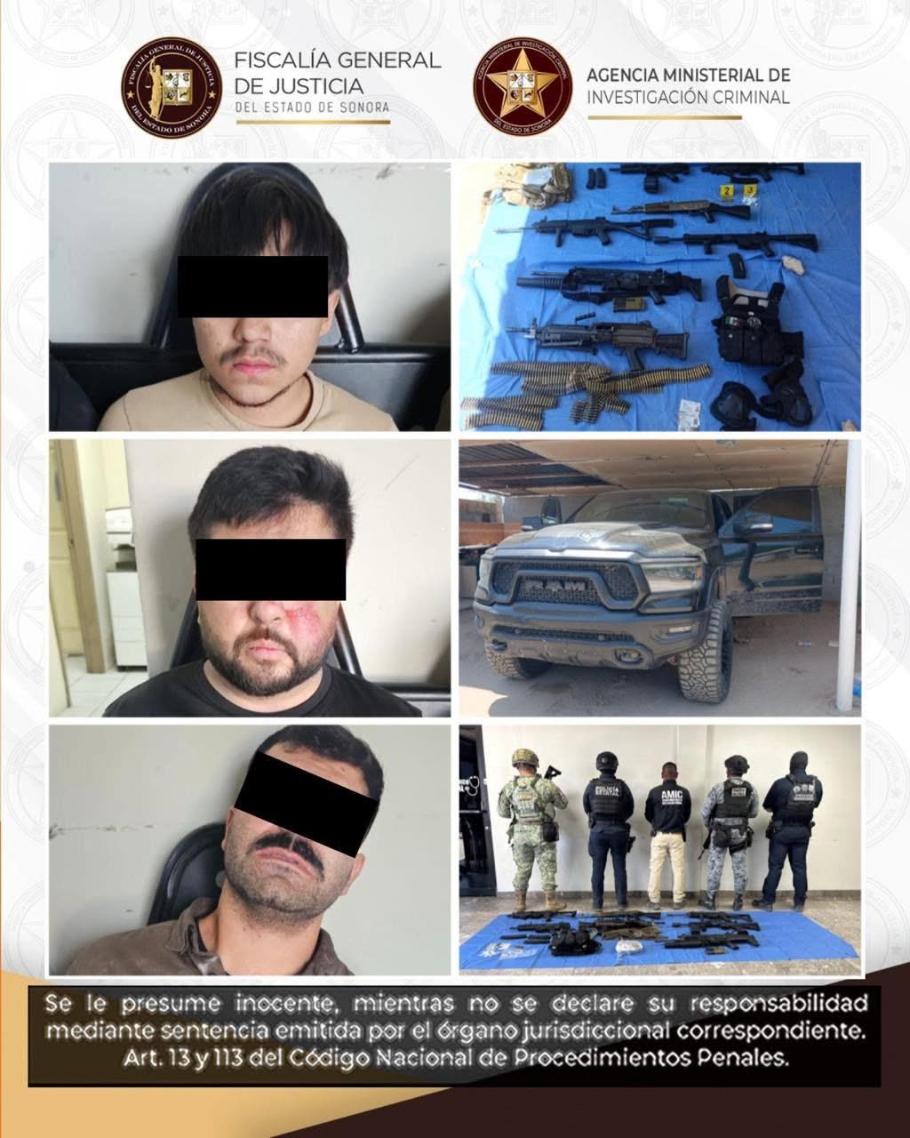 Asesta AMIC y Guardia Nacional golpe a célula generadora de violencia en San Luis Río Colorado !