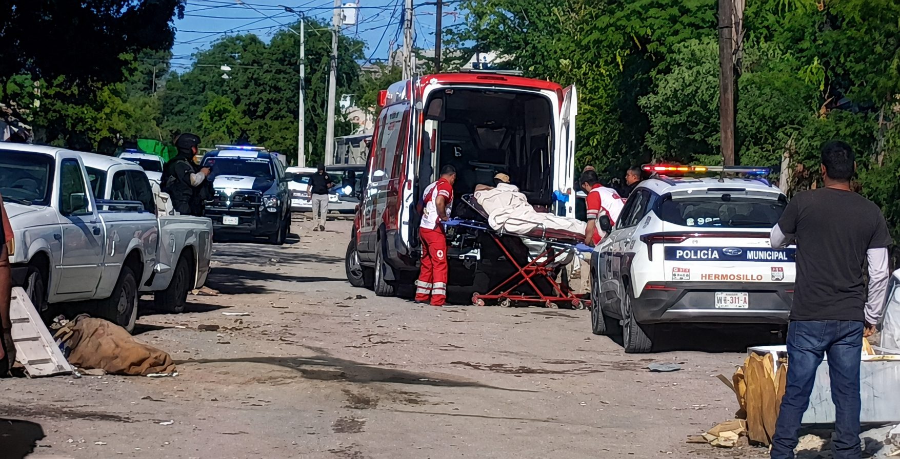 Hombre resulta herido tras ataque a balazos en la colonia Solidaridad