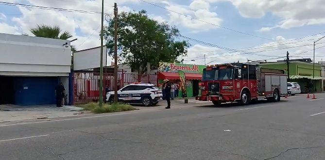 Reporte de explosión moviliza a Bomberos y obliga a evacuar comercio en el Centro de Hermosillo