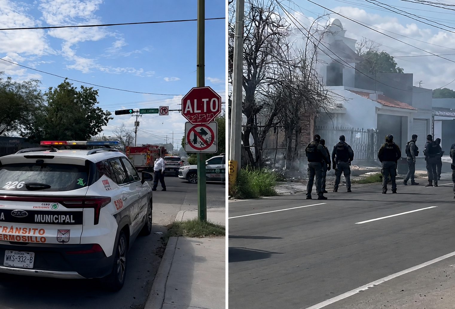 Incendio moviliza a Bomberos y cuerpos de emergencia en la colonia Olivares