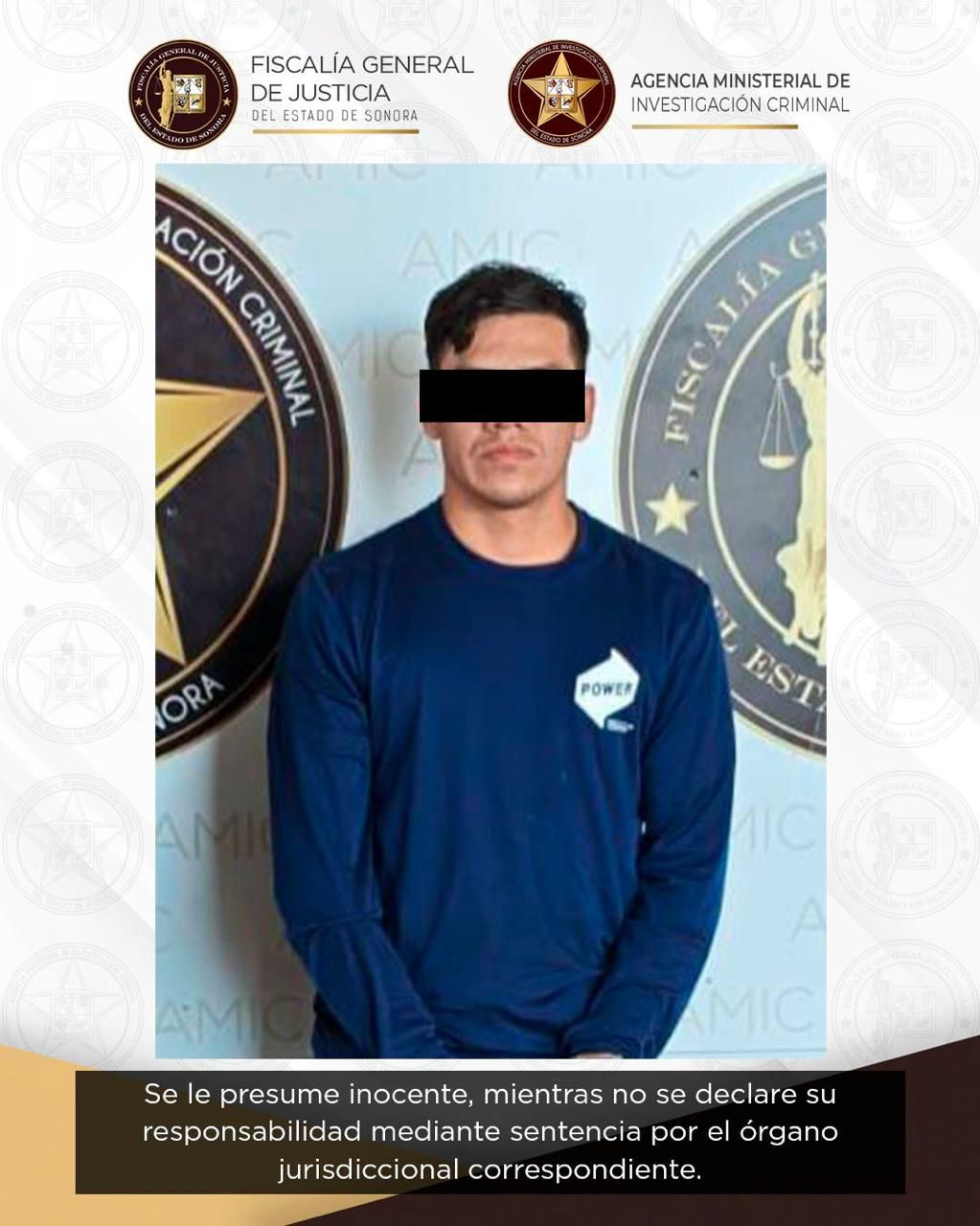 Captura AMIC en Nogales a sujeto implicado en tentativa de homicidio en Hermosillo; FGJES formula imputación