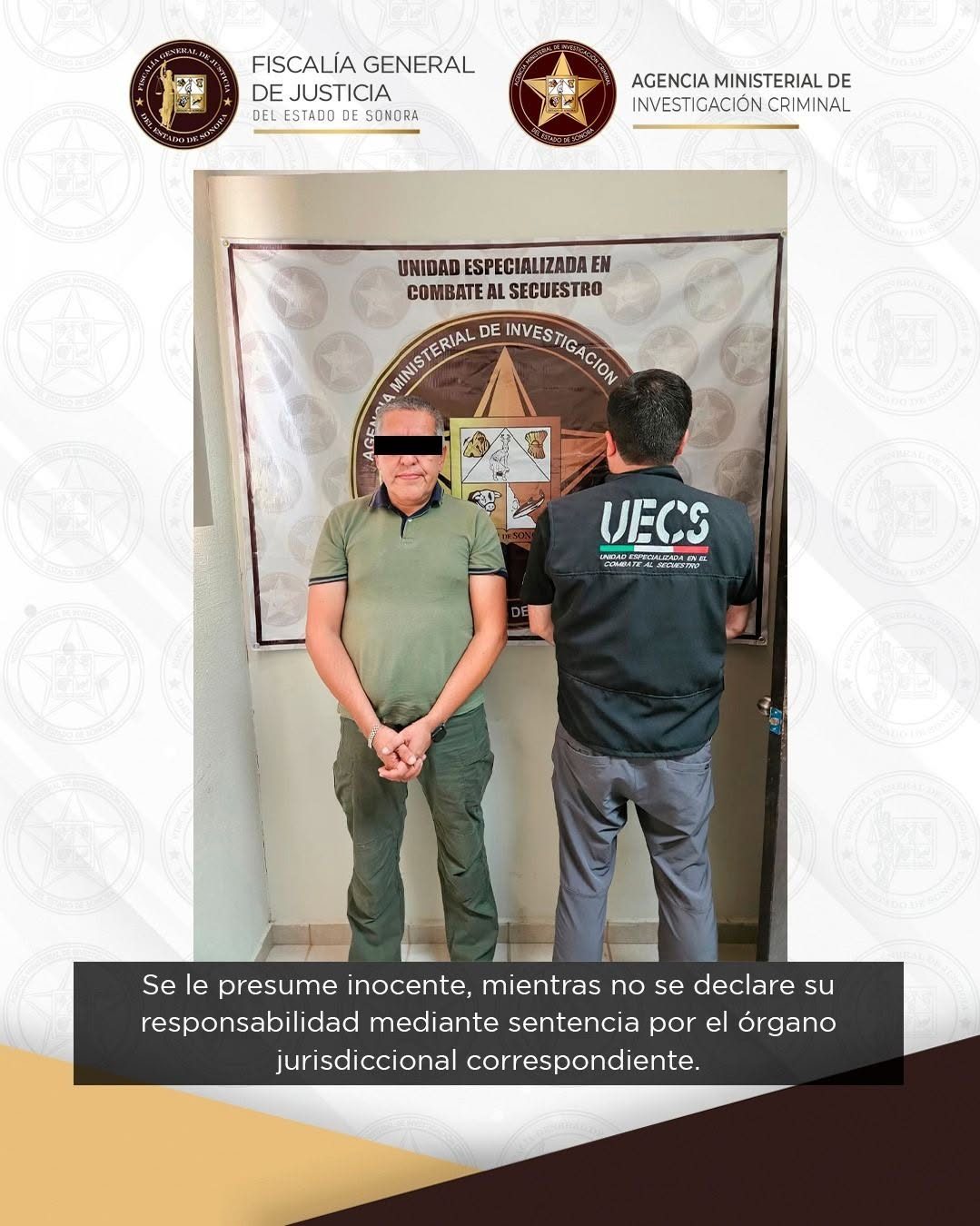 FGJES captura en Hermosillo a hombre requerido por extorsión agravada en Baja California