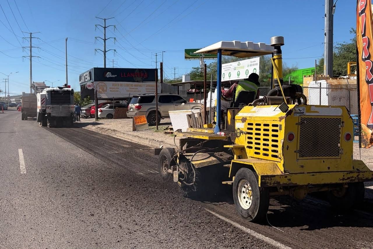 Hermosillo suma más de 20 mil metros cuadrados de calles reparadas; van por otros 5 mil