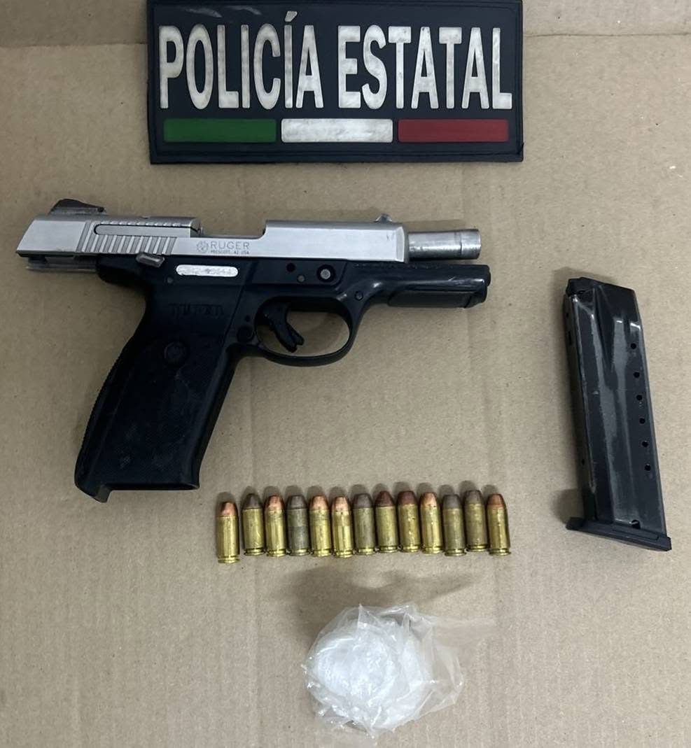 Detiene Policía Estatal a hombre armado en Hermosillo