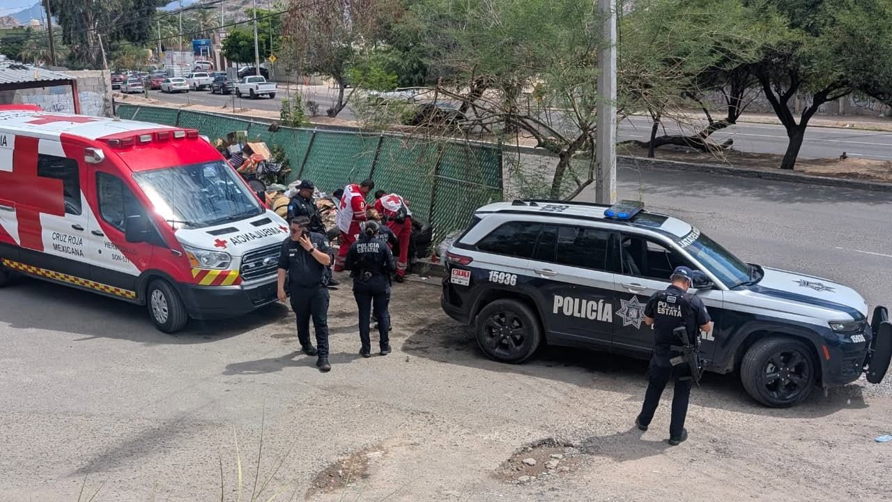 Hombre resulta lesionado tras ser golpeado en la cabeza con un arma de fuego en Hermosillo