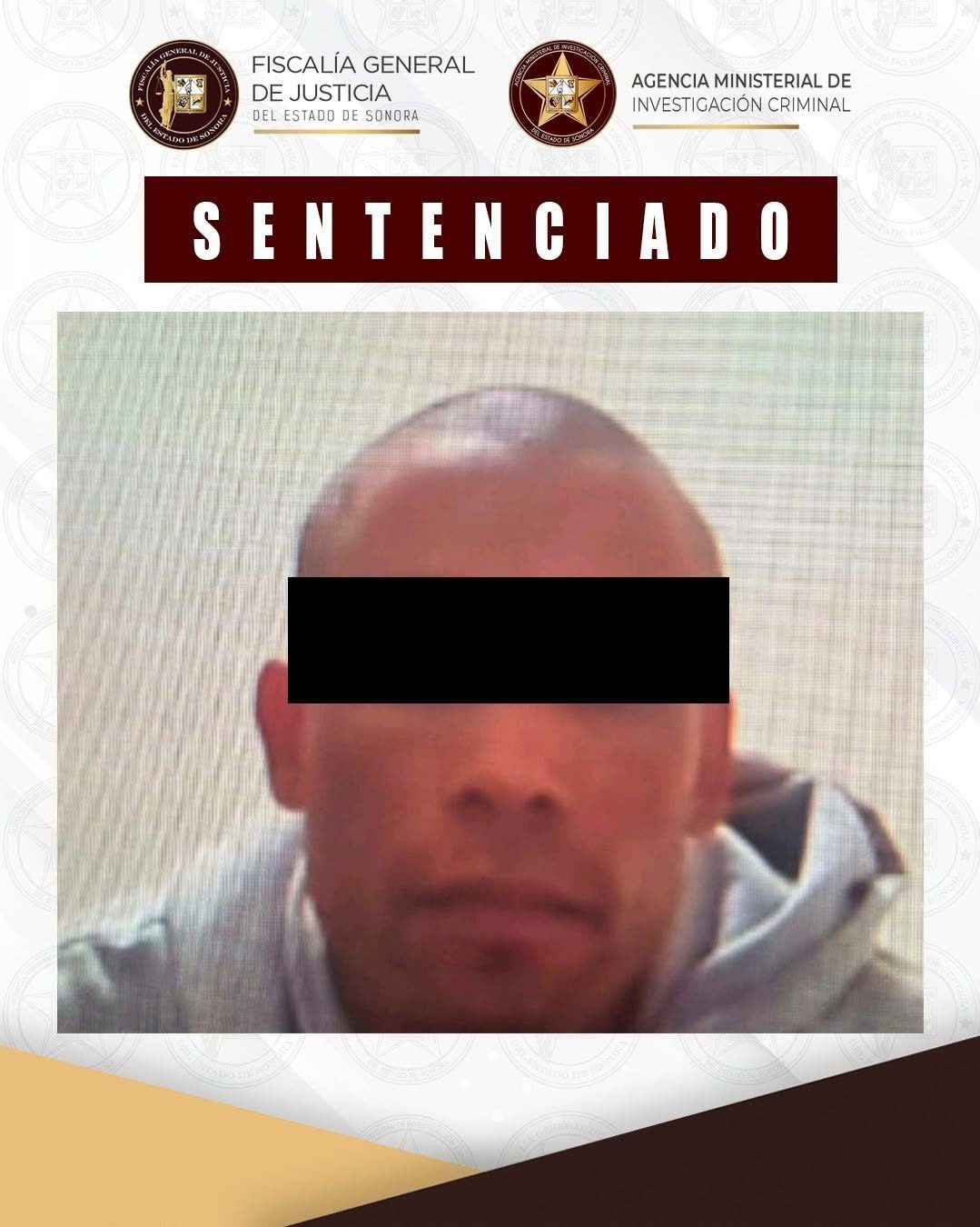 Recibe sujeto condena de 11 años y 6 meses por homicidio calificado en grado de tentativa en Guaymas