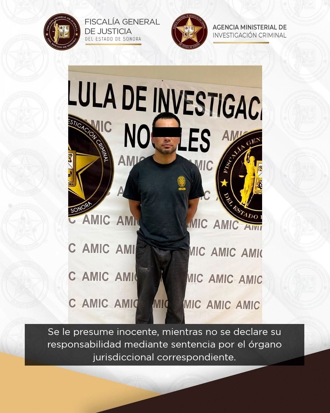Obtiene FGJES vinculación a proceso a Juan José “N” por el homicidio de su padre en Nogales
