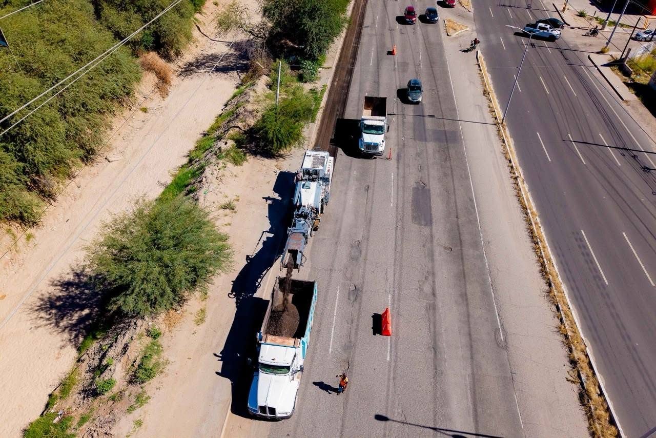 Hermosillo suma más de 20 mil metros cuadrados de calles reparadas; van por otros 5 mil