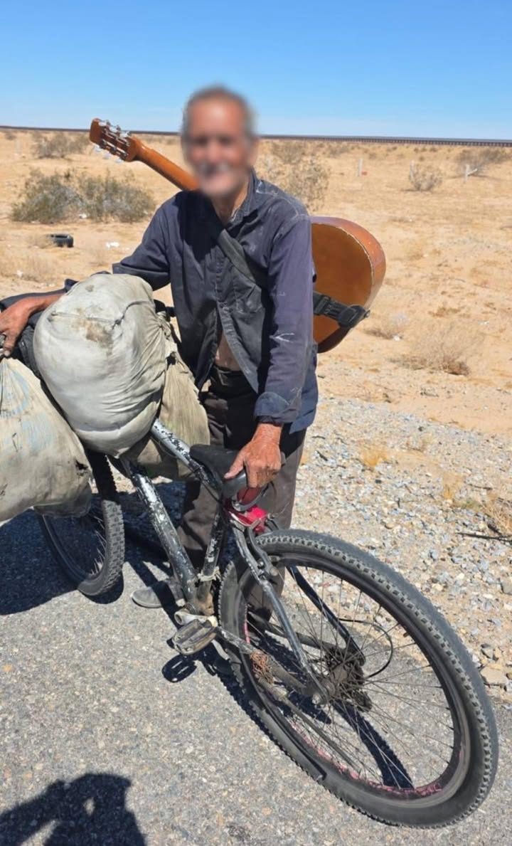 Localizan a hombre de 75 años reportado como desaparecido mientras viajaba en bicicleta por carretera en Sonora