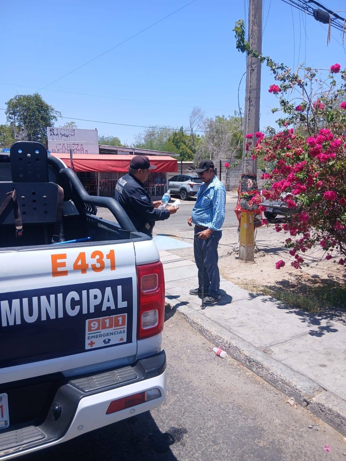 Aplica operativo de hidratación Gobierno de Hermosillo ante pronóstico de temperatura de más de 45 grados centígrados este jueves