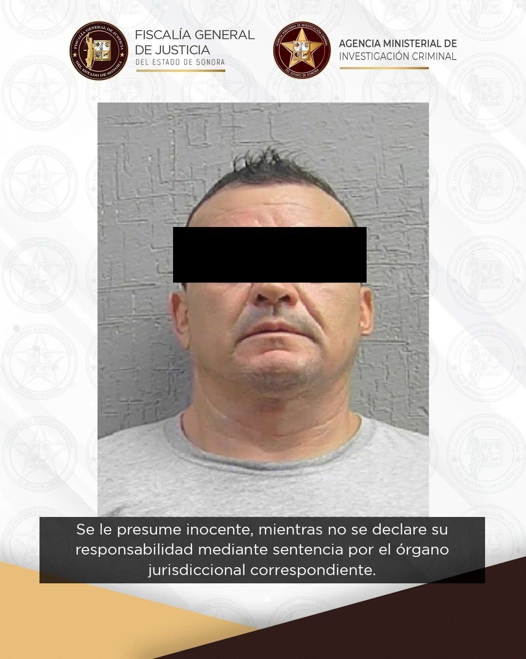 Lleva FGJES ante Juez a Jesús Geraldo “N” por dos causas penales en Hermosillo
