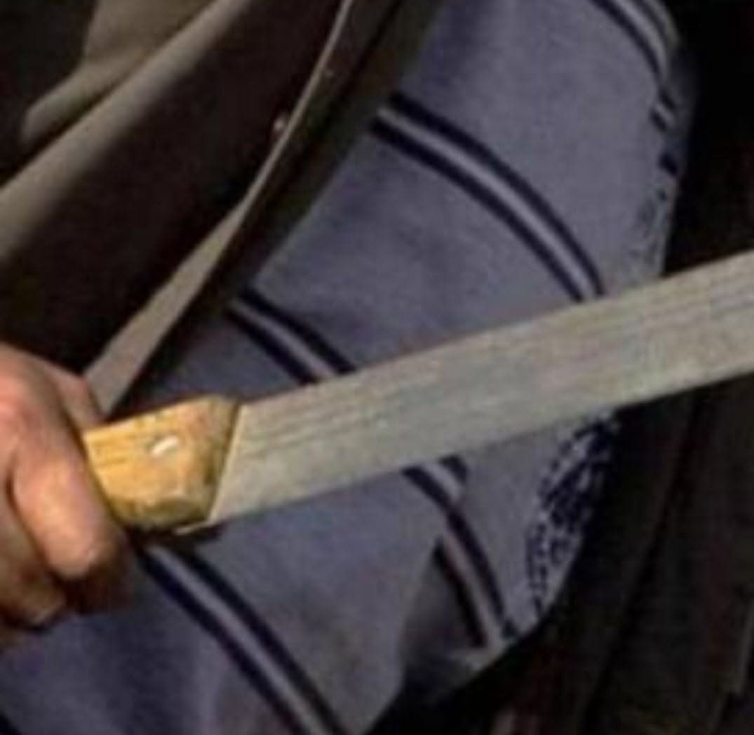 Atrapan a sujeto tras lesionar a pareja con machete