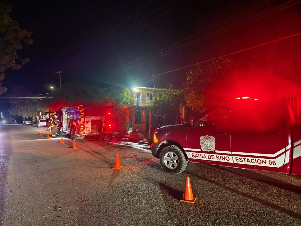 Explosión por fuga de gas LP deja a adulto mayor con quemaduras en Miguel Alemán