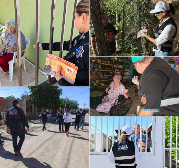 Recorre Secretaría de Seguridad colonias de Hermosillo para compartir programas preventivos